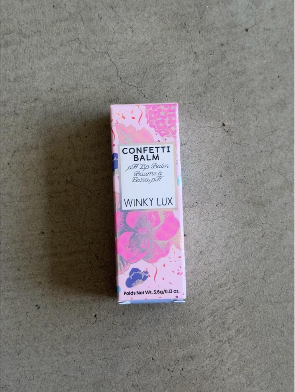 Winky Lux / Lavender Confetti Balm / Color Changing Lip Balm